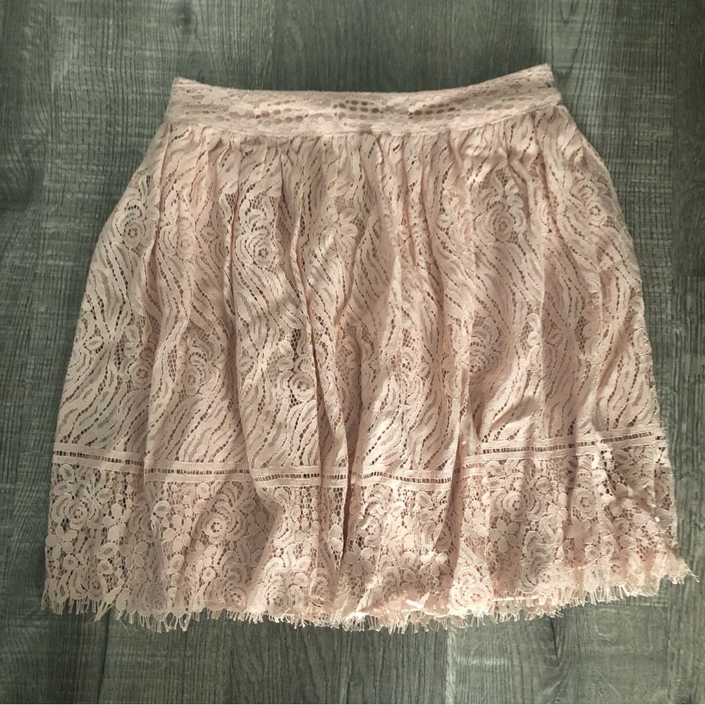 Lace Mini Skirt